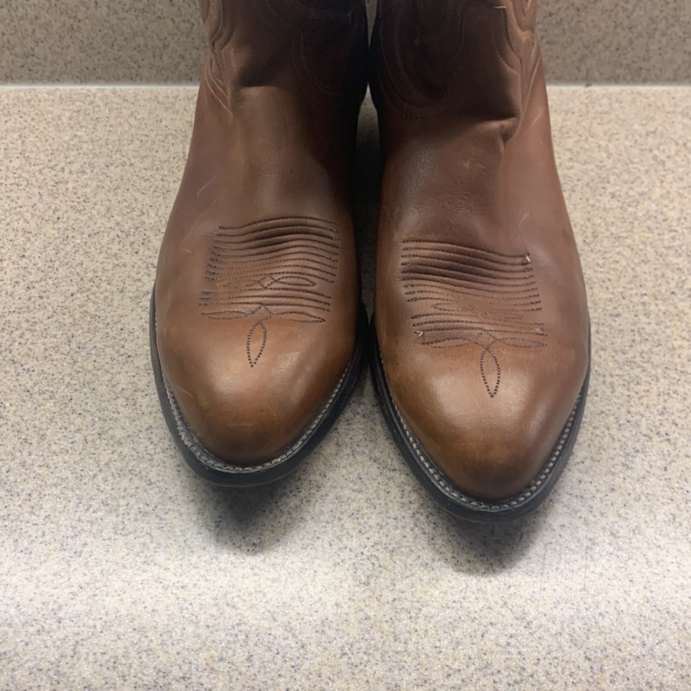 Very soft excellent condition Tony Lama leather Western boots 12D little wear - Picture 8 of 16